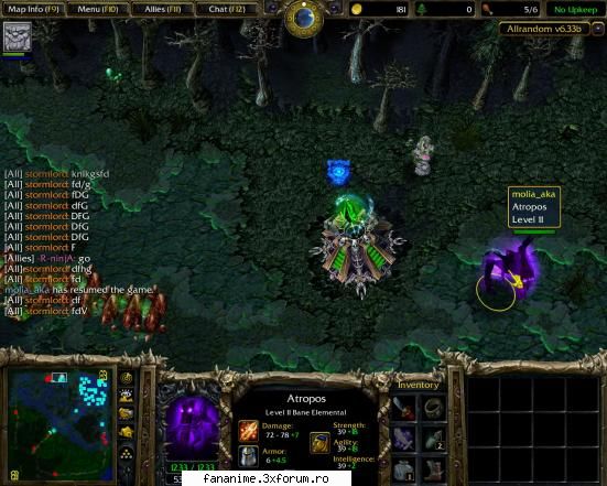 Funny :D - Combinatii noi pentru Atropos . CItez : "Sa am - Warcraft III