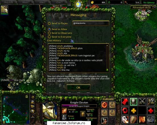 Funny :D - Lina e pe VAL ! - Warcraft III